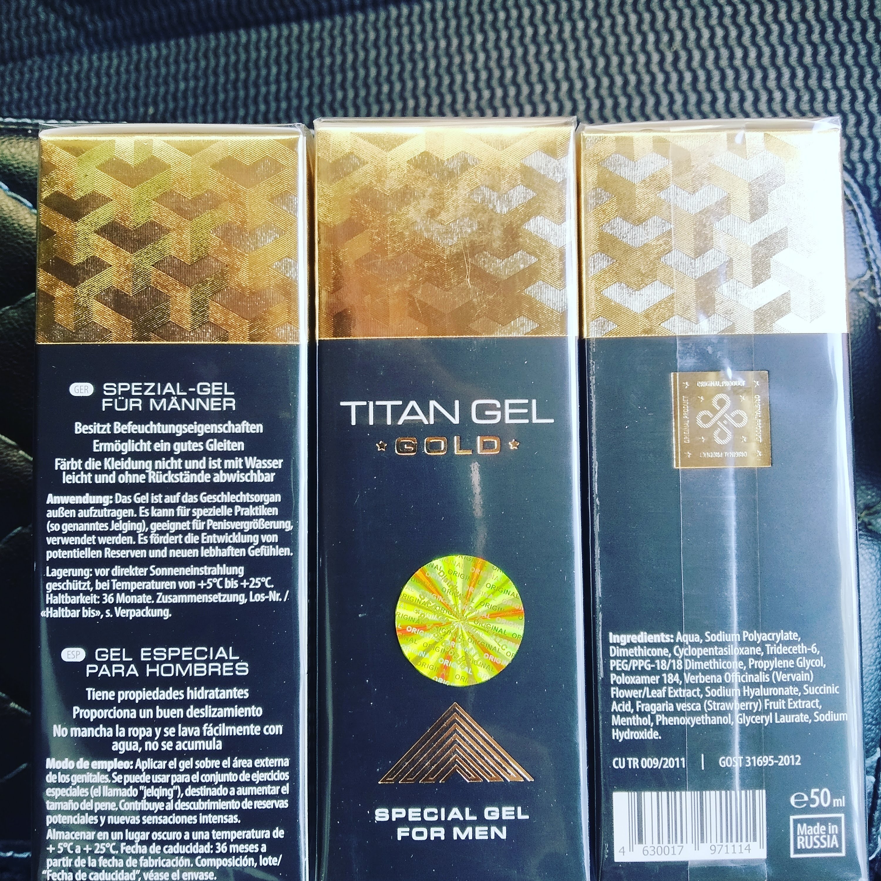 Titan gel gold