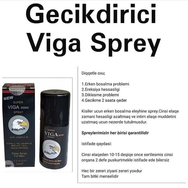 Viga gecikdirici sprey 